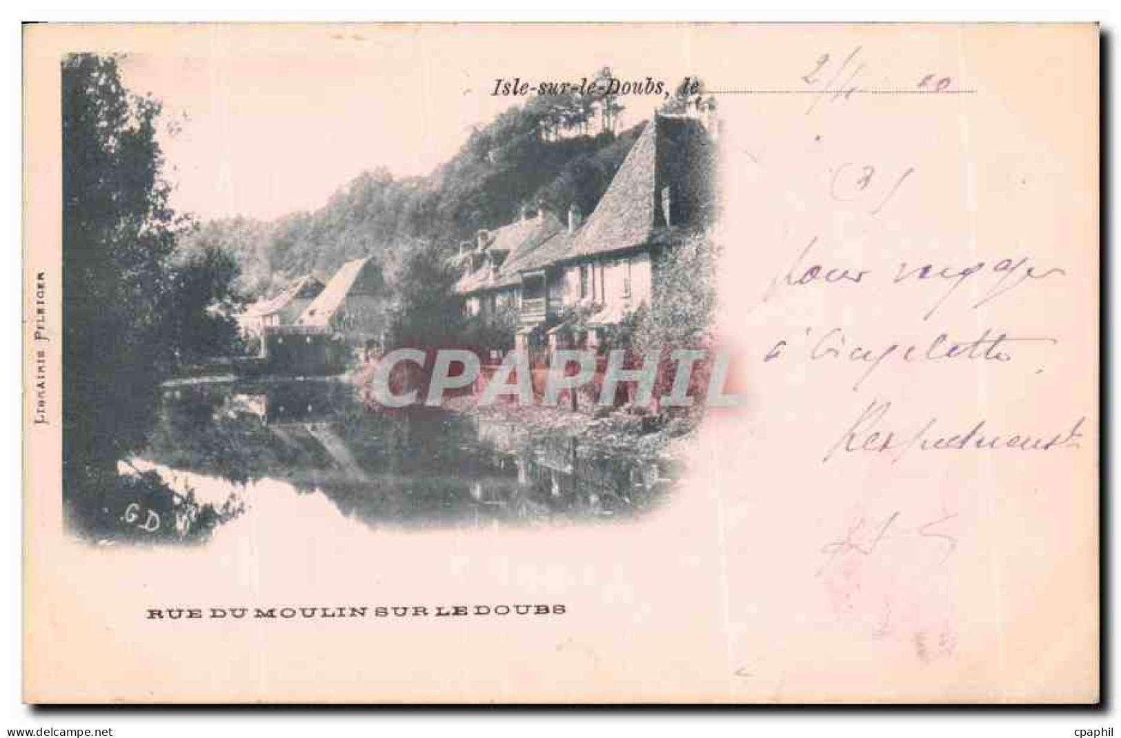 CPA Isle sur le Doubs