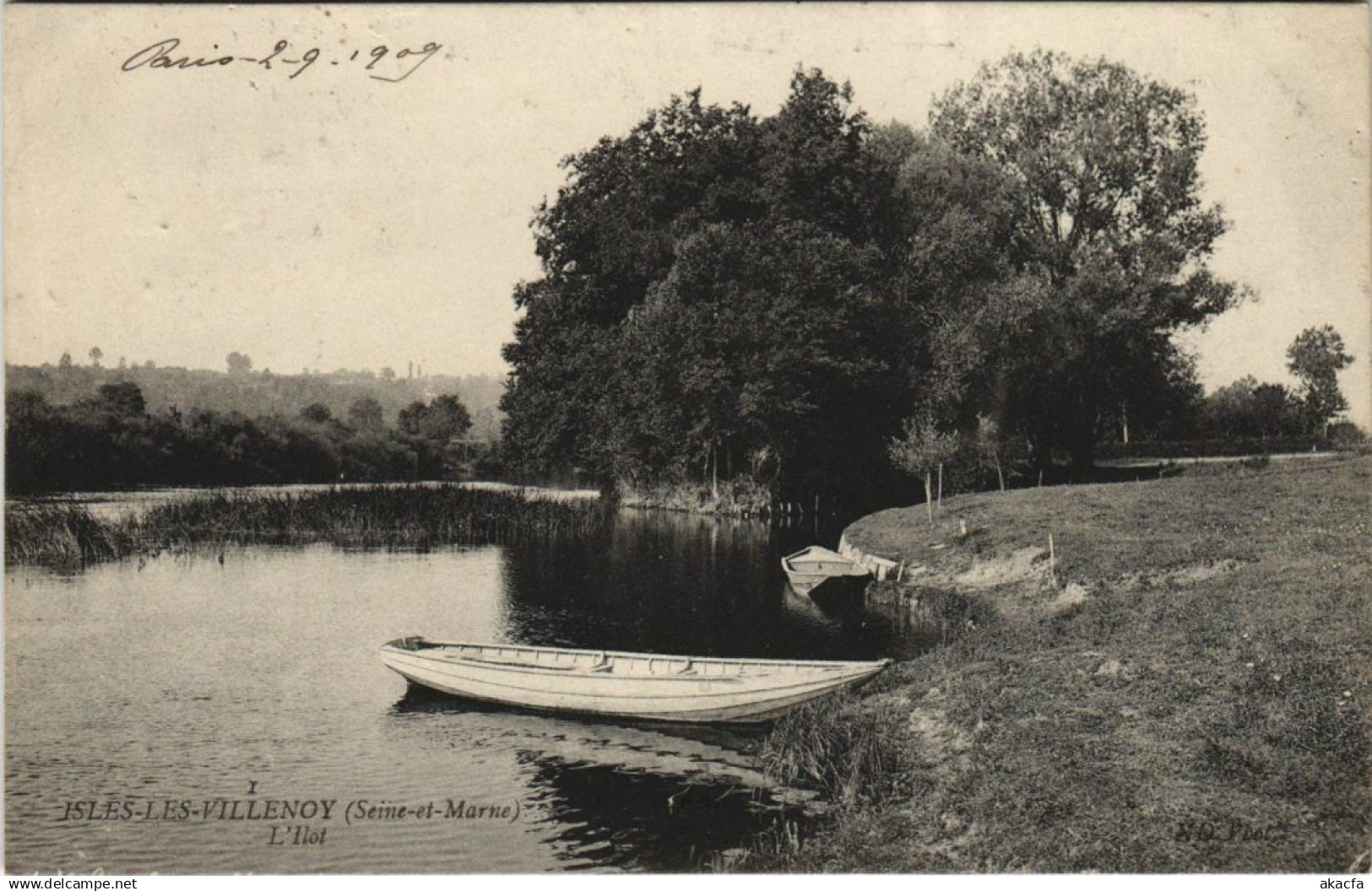 CPA Isles-Les-Villenoy L'llot (120077)