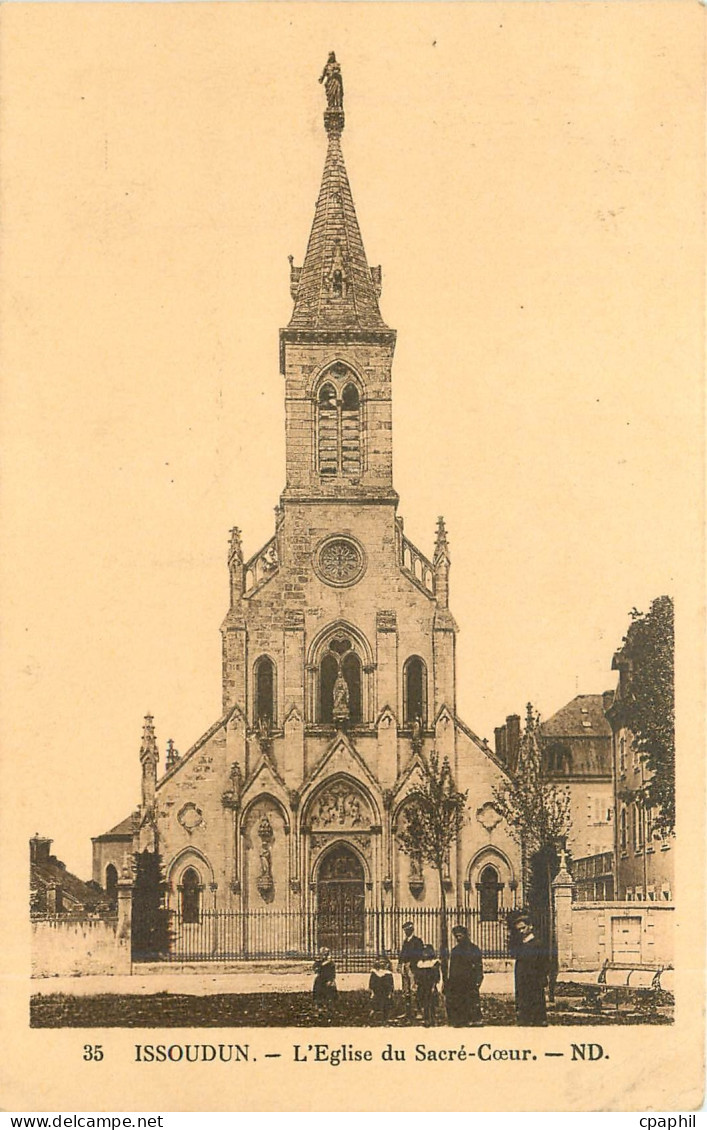CPA Issoudun L'Eglise du Sacre Coeur