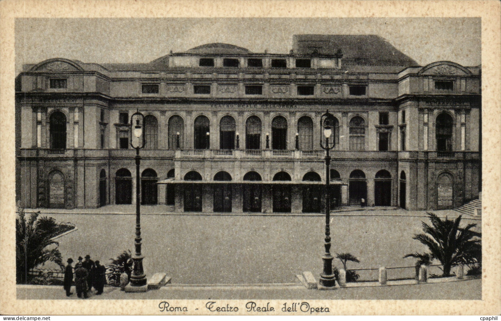 CPA Italie Italia Roma Teatro Reale dell opera