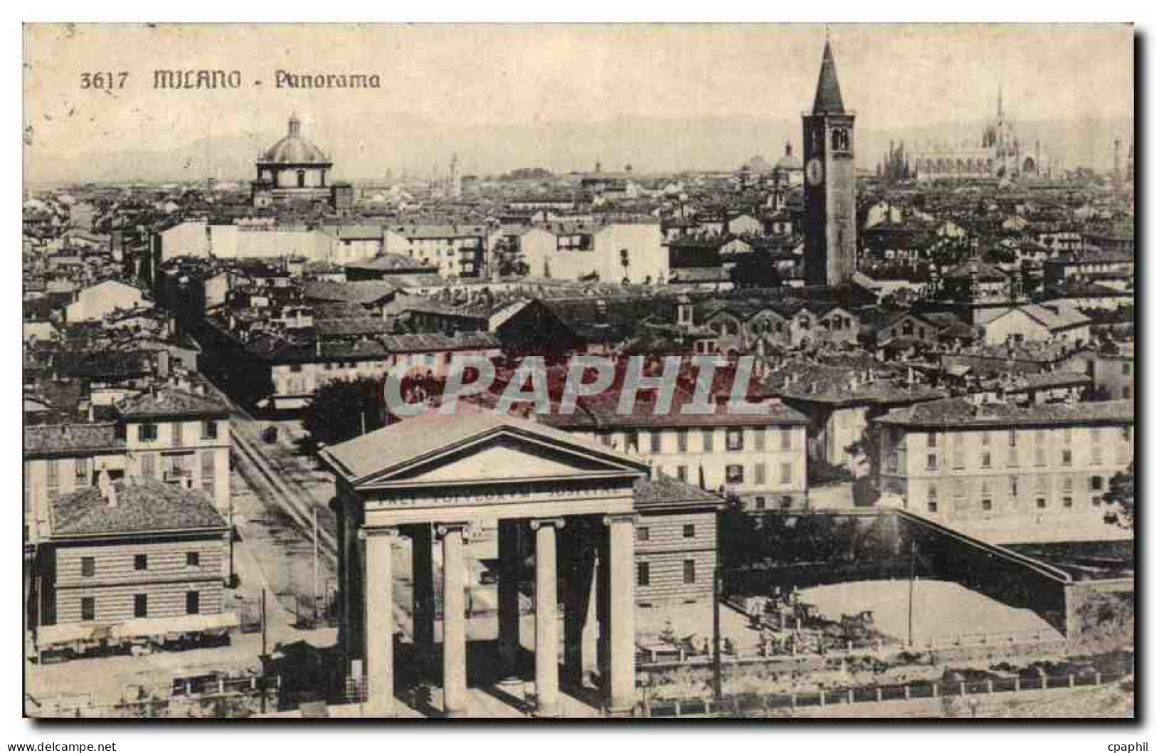 CPA Italie Italie Milano Panorama
