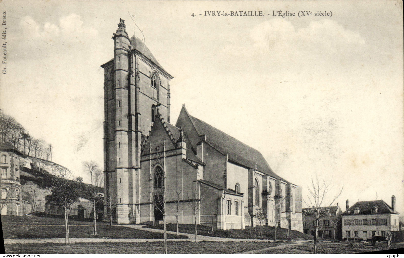 CPA Ivry La Bataille L'Eglise