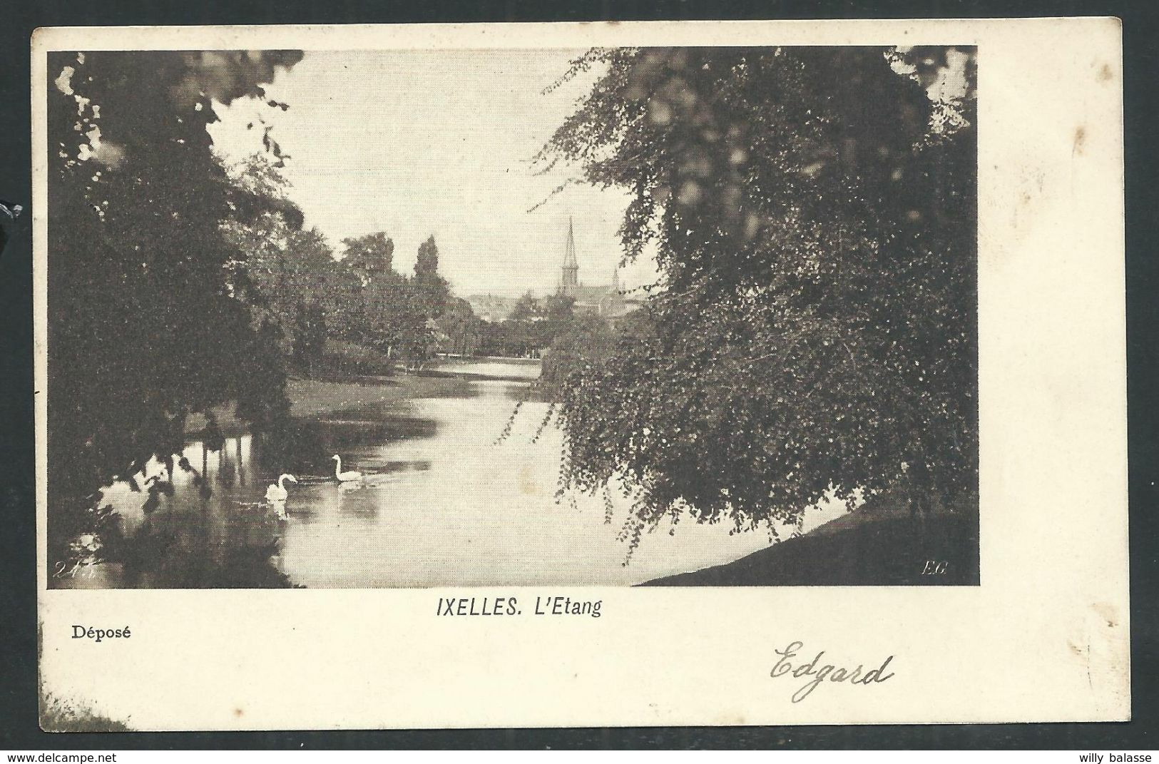 +++ CPA - IXELLES - ELSENE - L'Etang  //