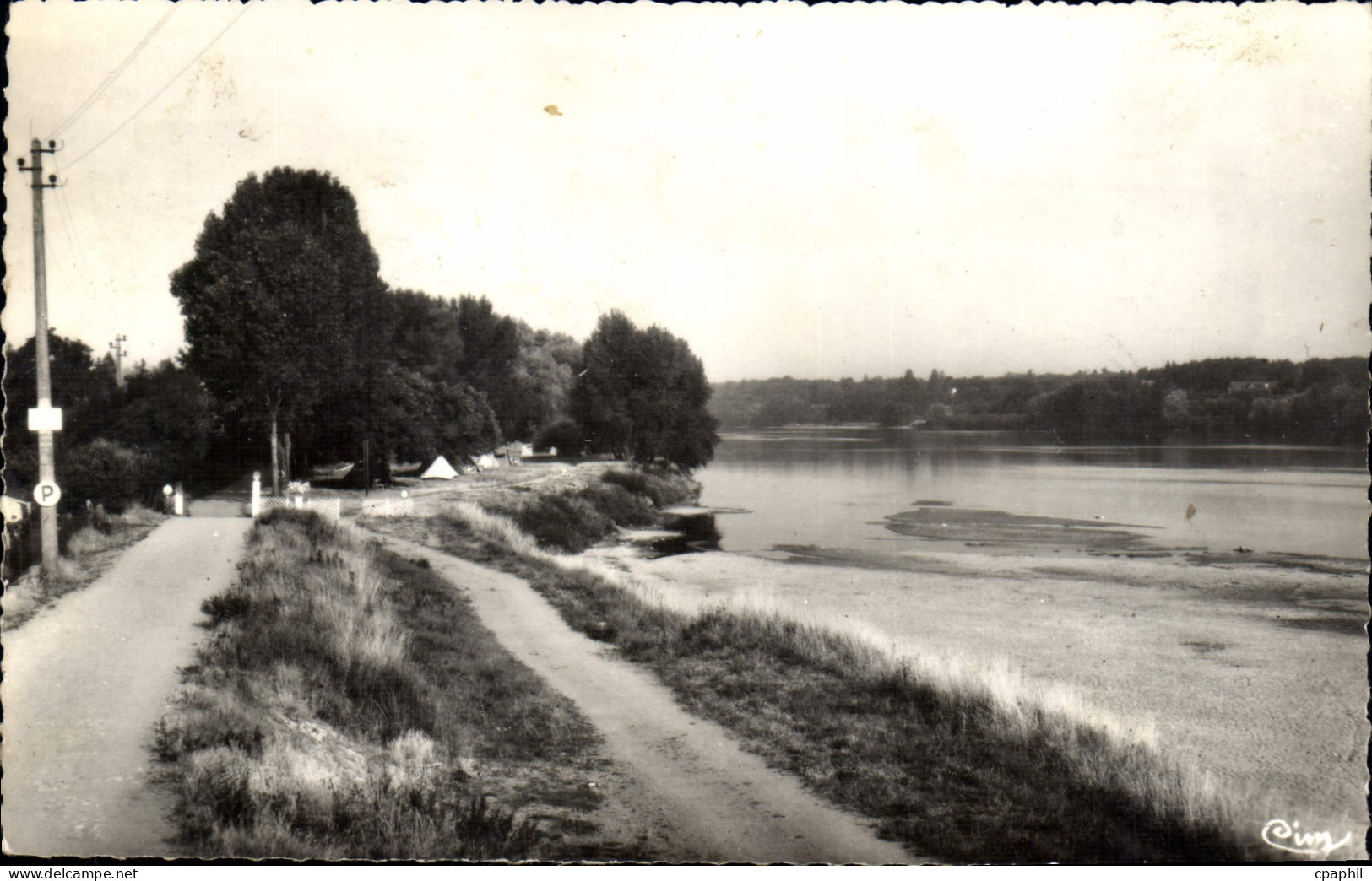 CPA Jargeau Les Bords De Loire Et Le Camping