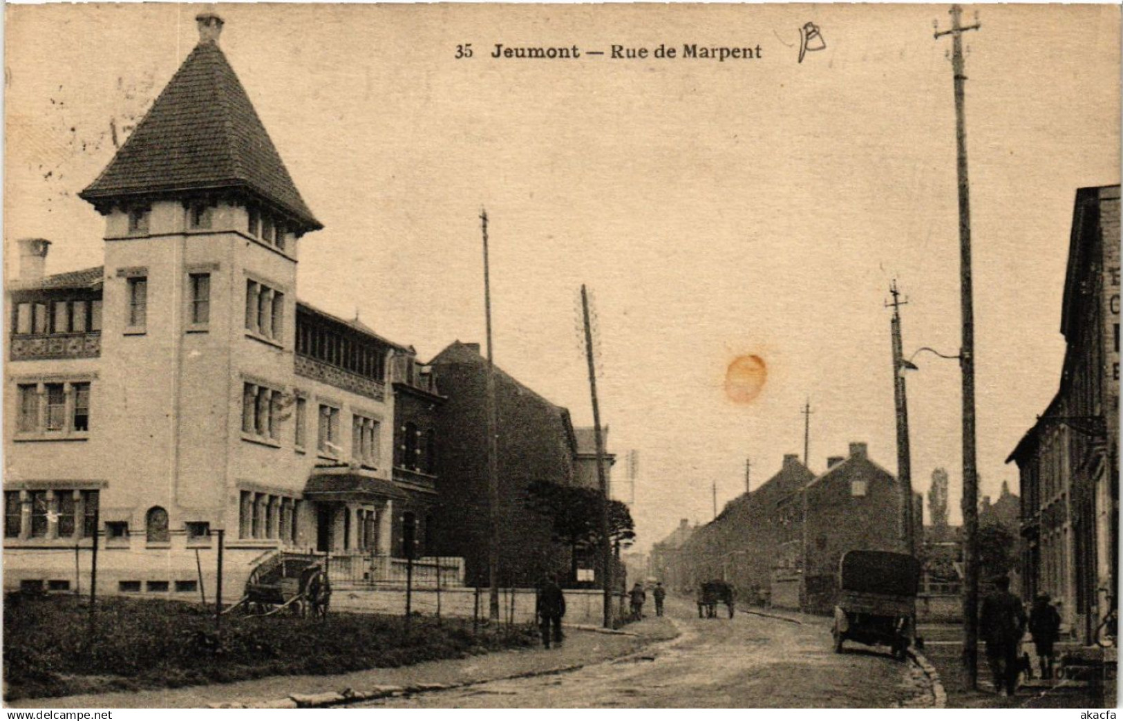 CPA JEUMONT - Rue de Marpent (512793)