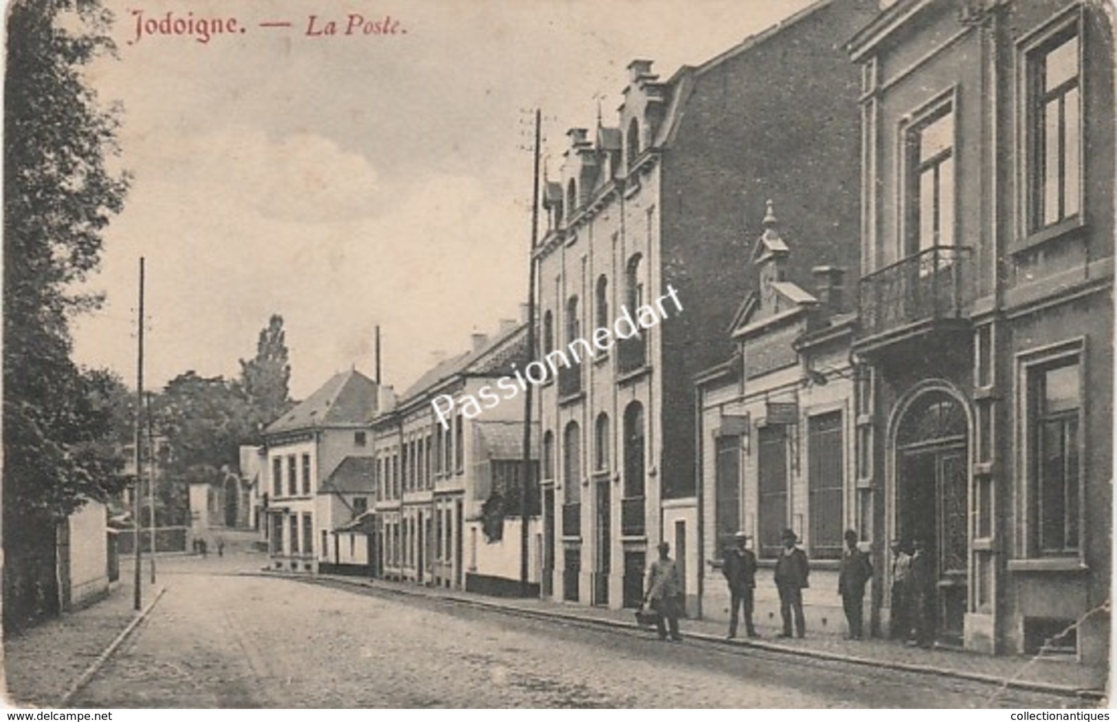 CPA Jodoigne - La Poste - 1909 -