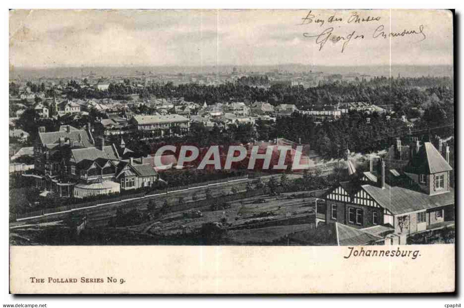CPA Johannesburg The Pollard Series South Africa Afrique du Sud