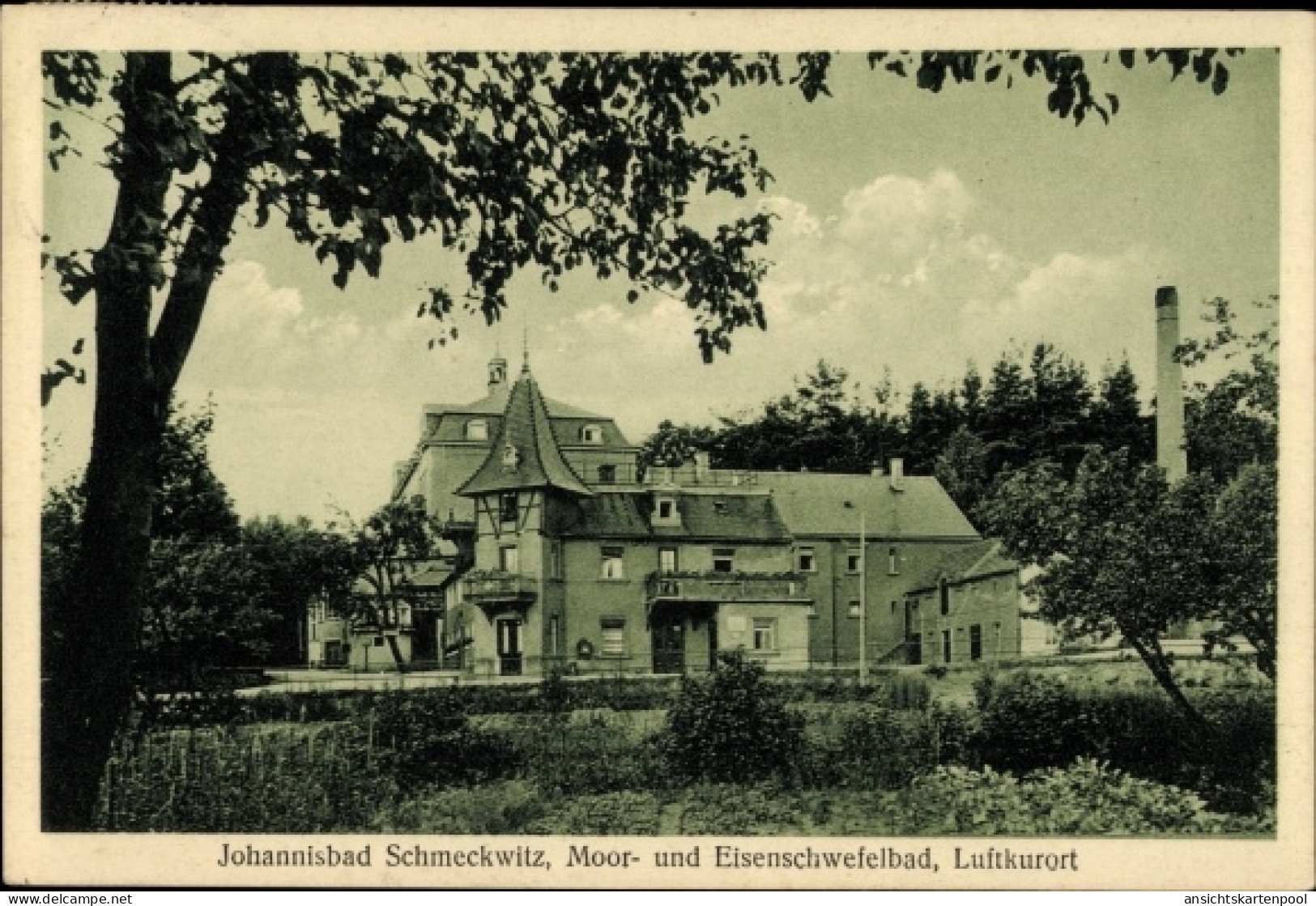 CPA Johannisbad Schmeckwitz Oberlausitz, Moor- und Eisen-Schwefelbad