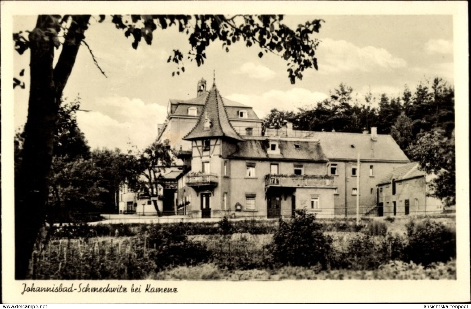 CPA Johannisbad Schmeckwitz Oberlausitz, Villa