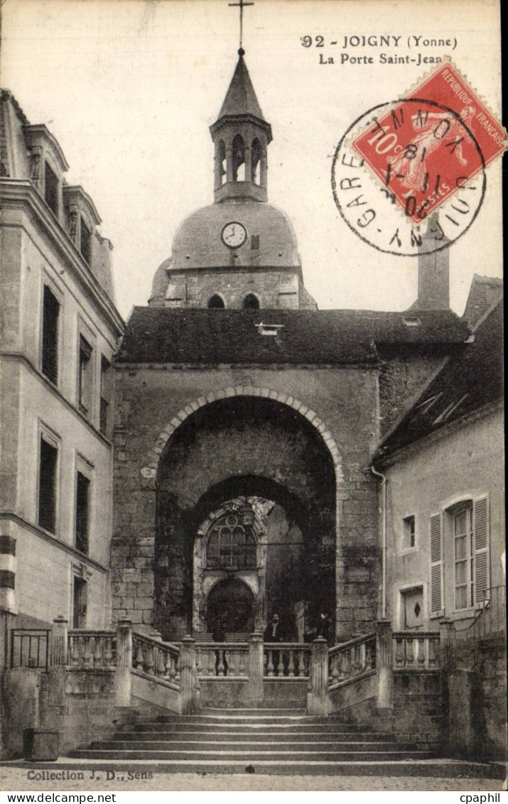 CPA Joigny La porte Saint Jeanne