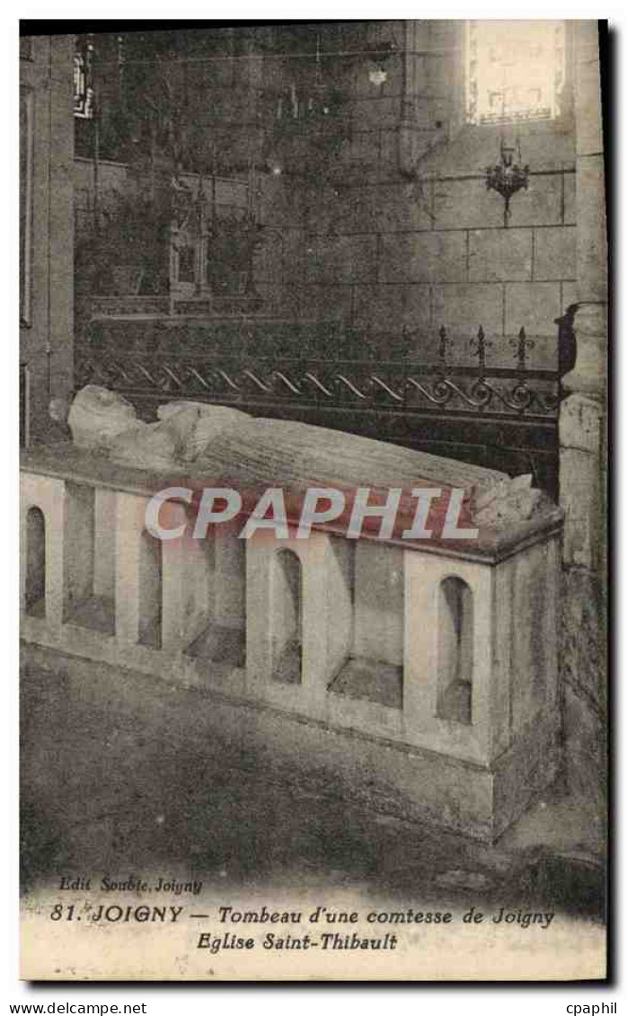 CPA Joigny Timbeau d'une comtesse de Joigny Eglise Saint Thibault