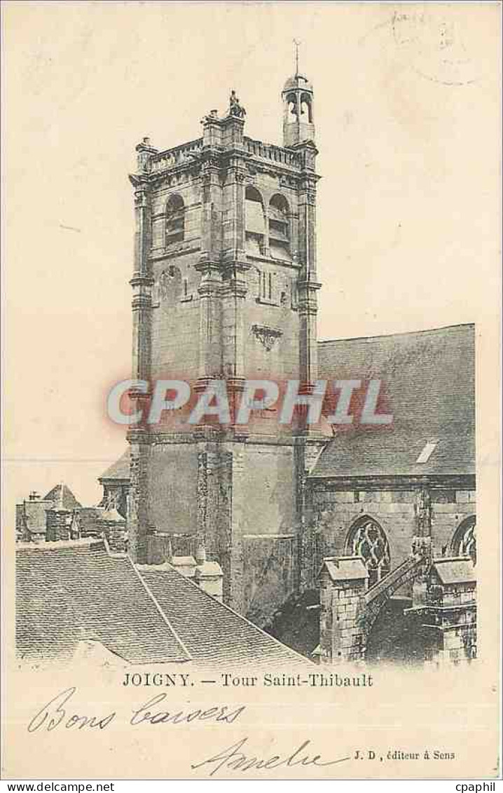 CPA Joigny tour Saint Thibault
