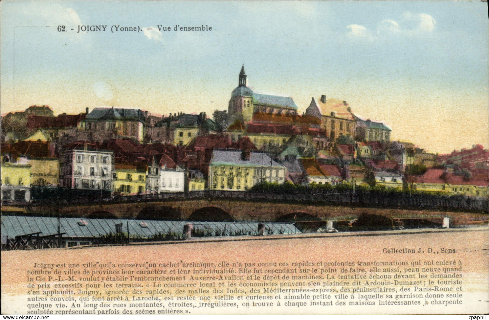 CPA Joigny Vue d'Ensemble