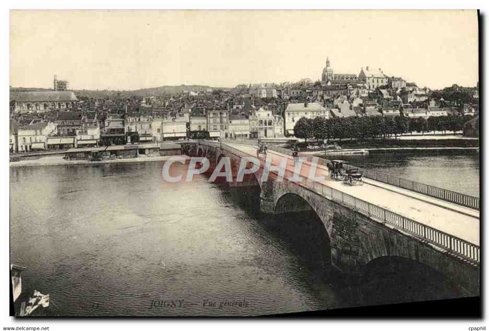 CPA Joigny Vue Generale