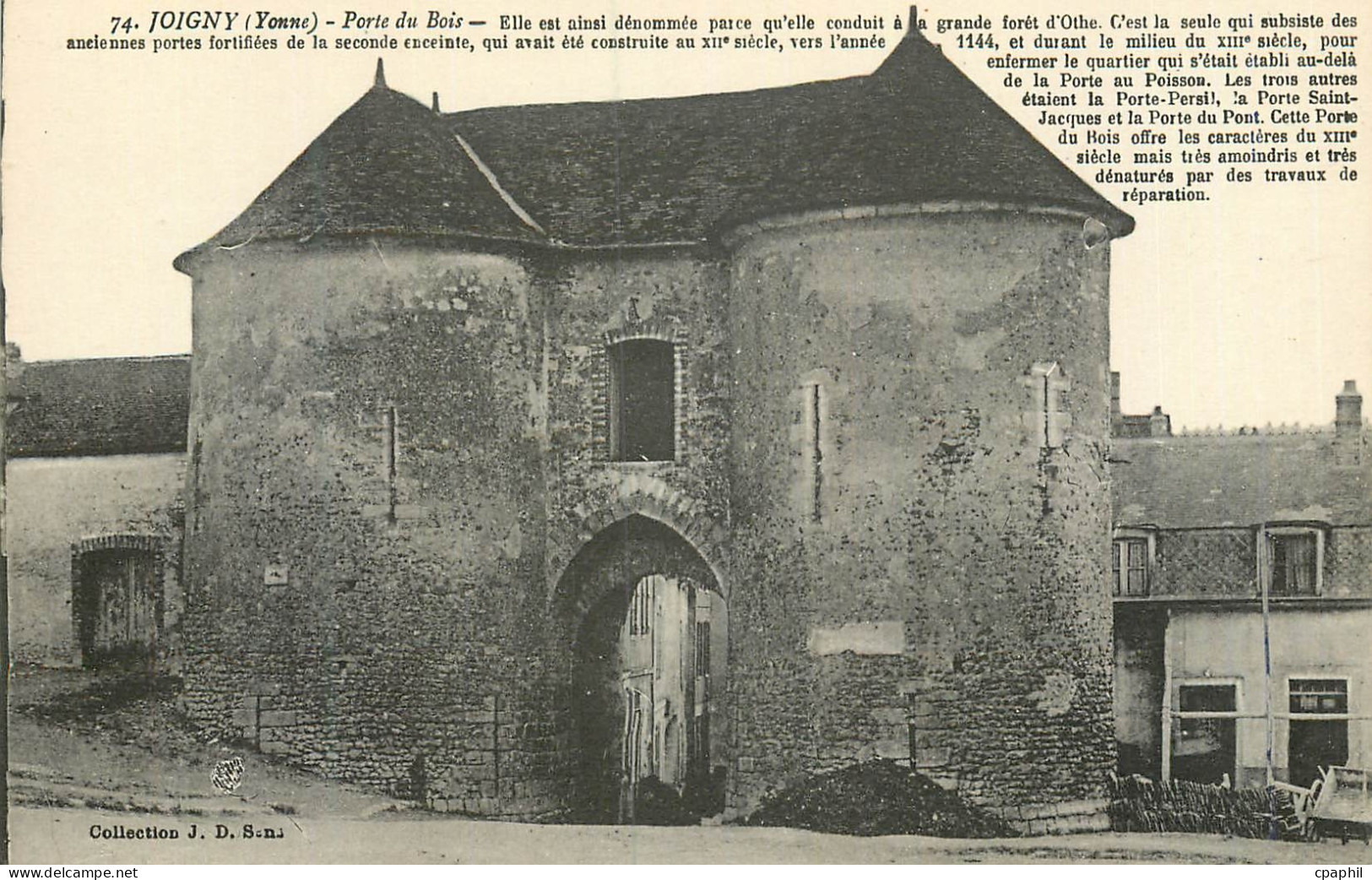 CPA Joigny (Yonne) Porte du Bois