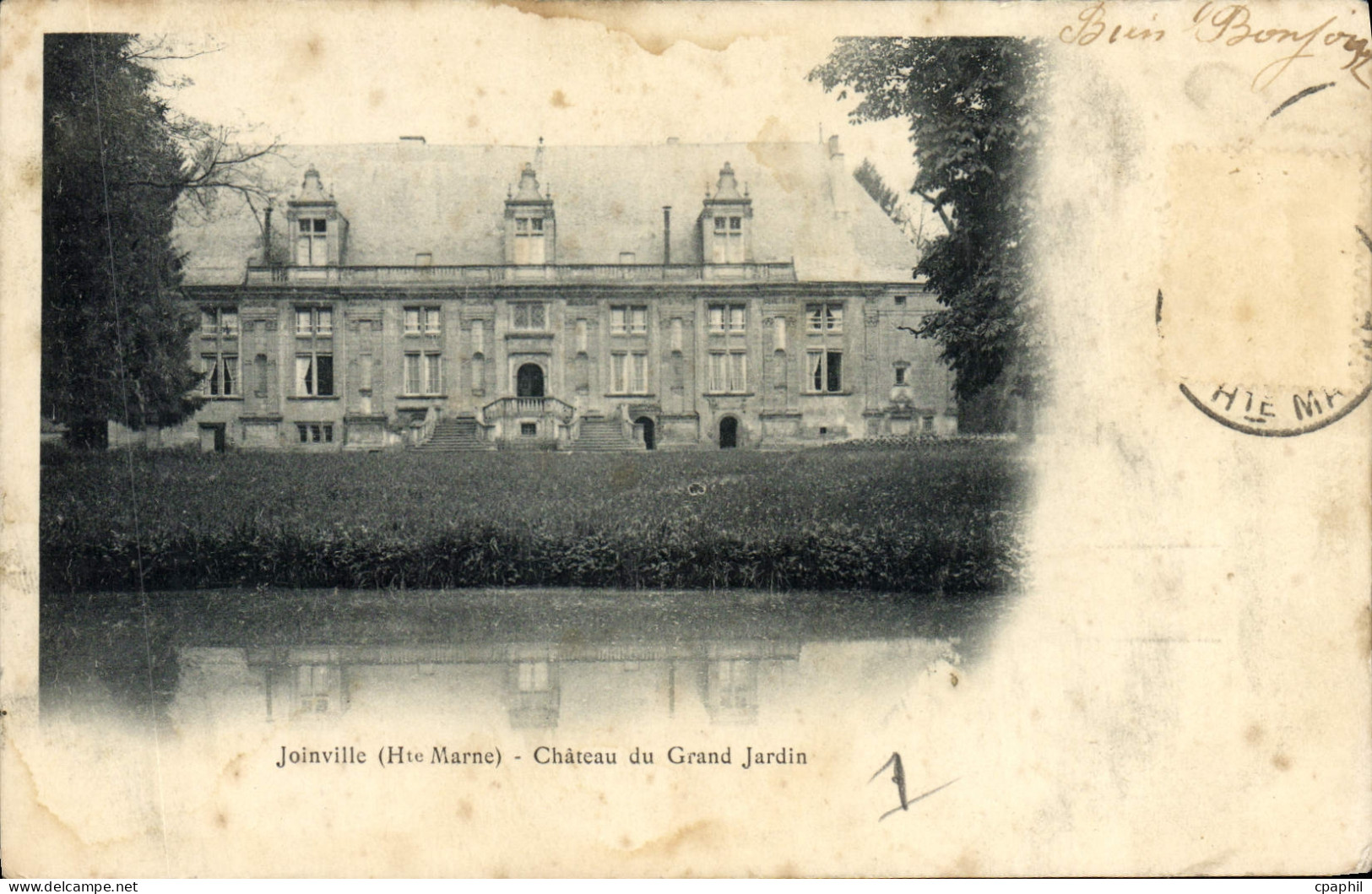CPA Joinville Chateau Du Grand Jardin