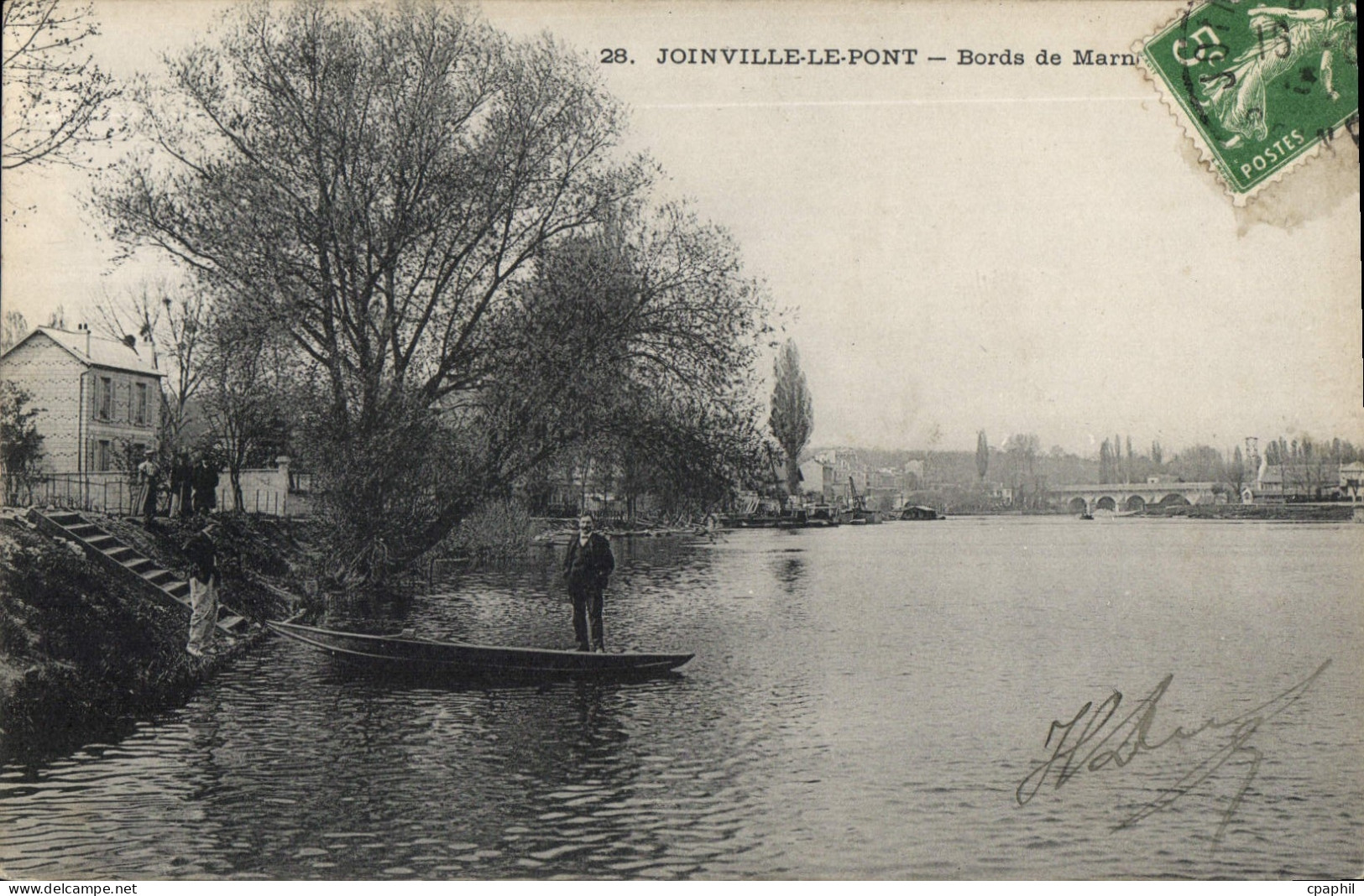 CPA Joinville Le Pont Bords De Marne