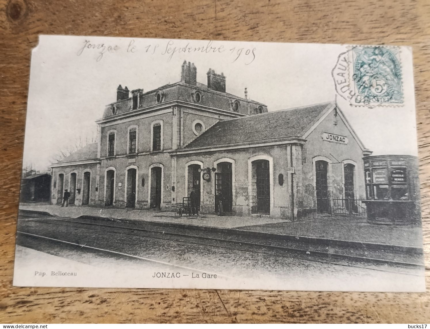 CPA Jonzac (17) - la gare