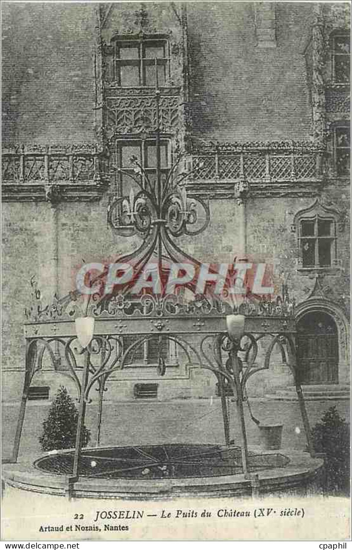 CPA Josselin Le Puits du Chateau