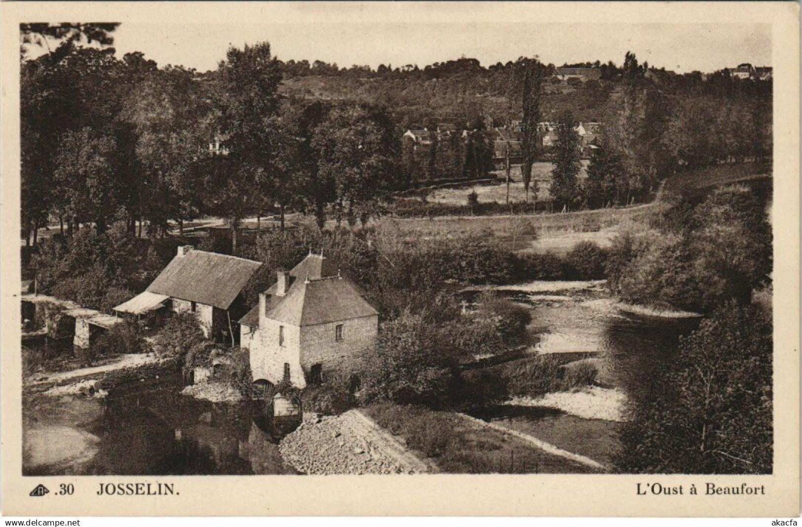 CPA JOSSELIN Oust a Beaufort (145044)