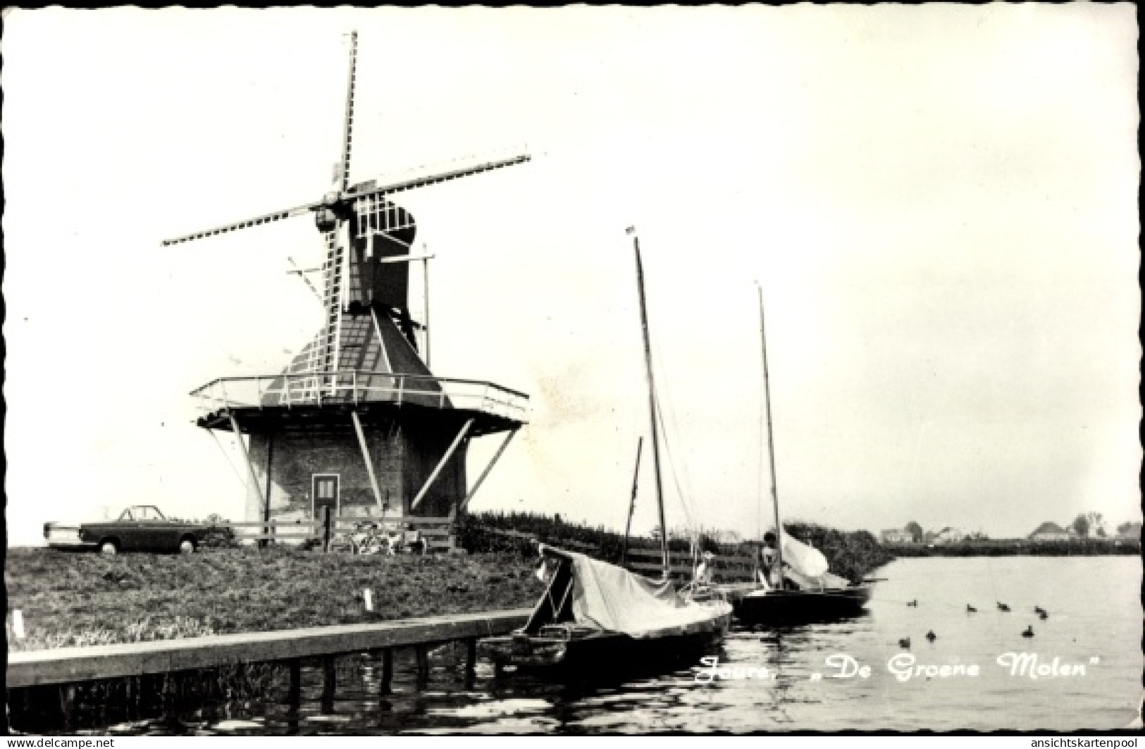 CPA Joure Friesland Niederlande, De Grone Molen