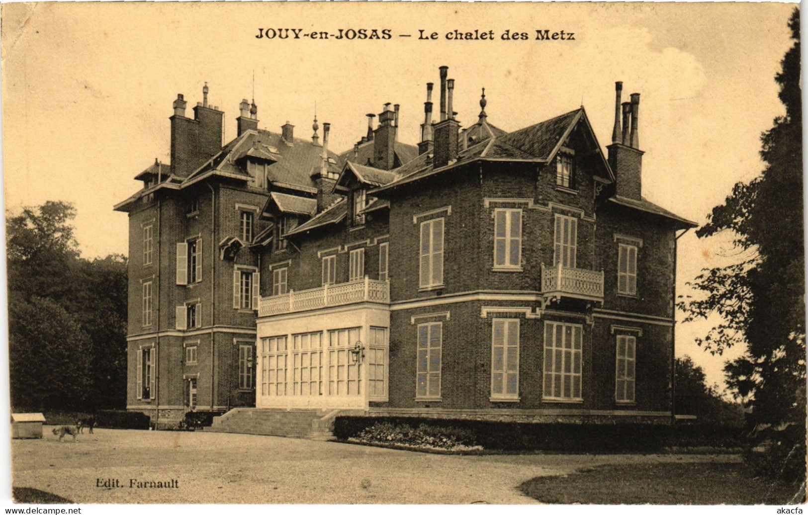 CPA JOUY-en-JOSAS Le Chalet des Metz (1411835)
