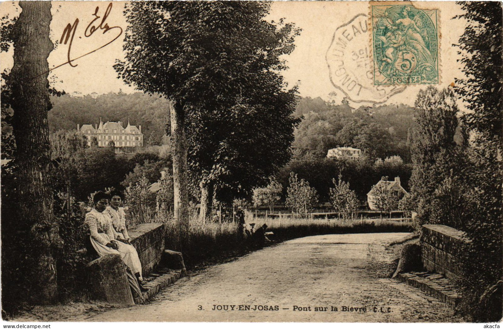 CPA JOUY-en-JOSAS Pont sur la Bievre (1411829)