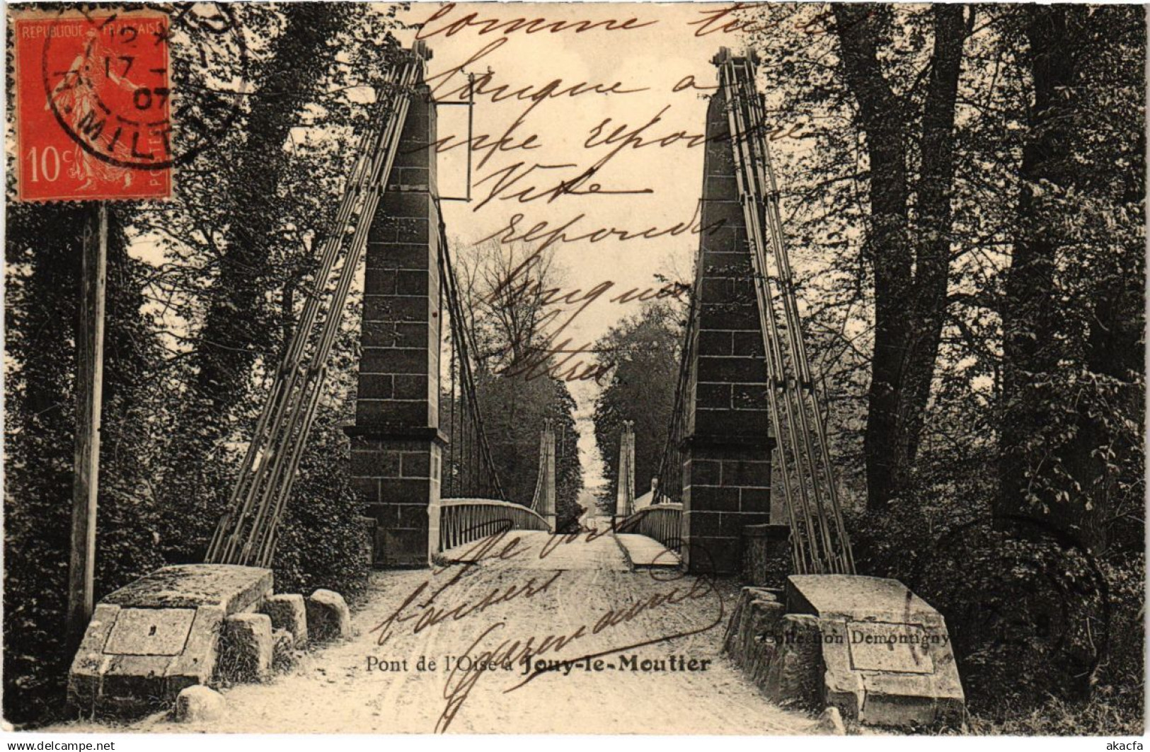 CPA Jouy-le-Moutier - Pont de l'Oise a Jouy-le-Moutier (1038617)
