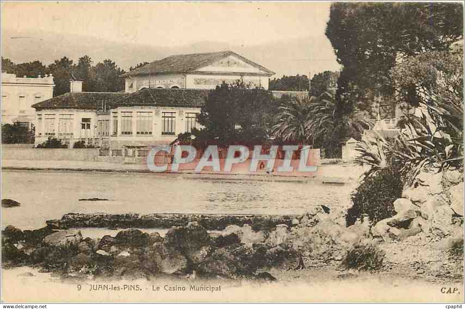 CPA Juan les Pins Le Casino Municipal
