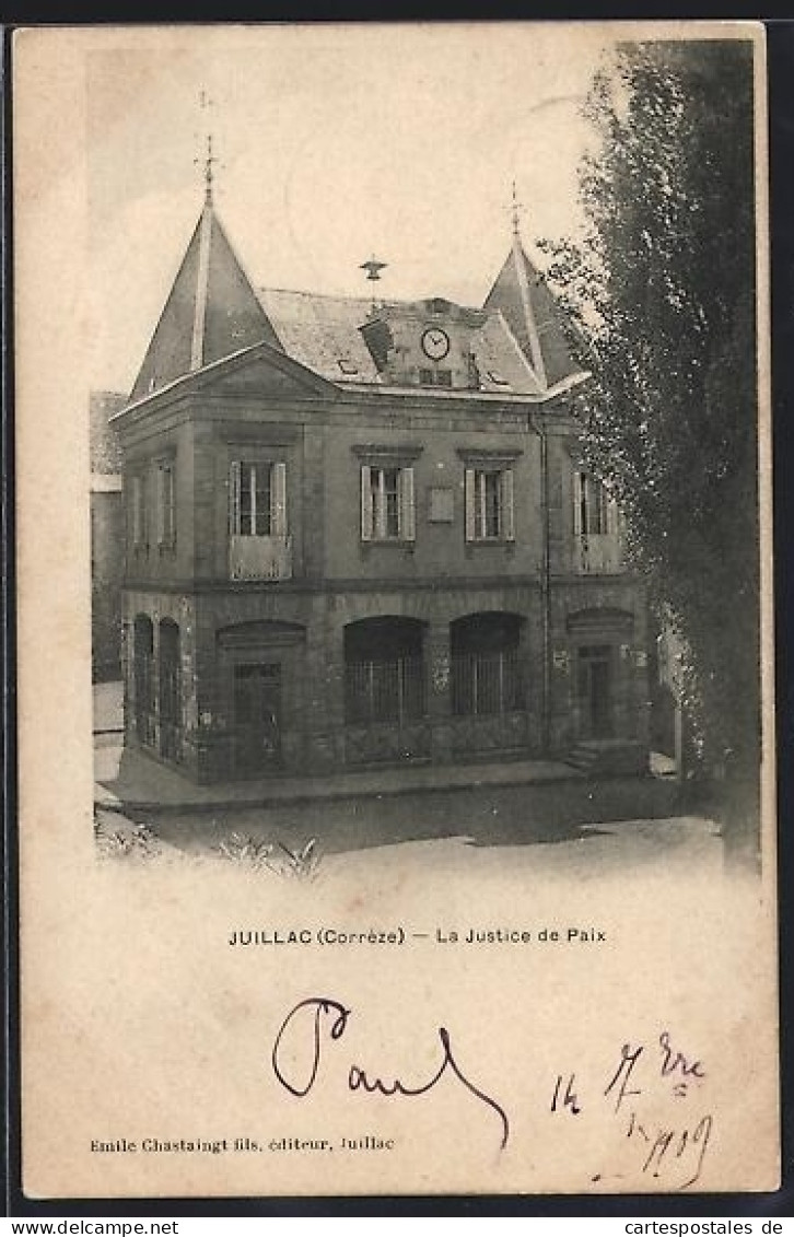 CPA Juillac /Corrèze, La Justice de Paix