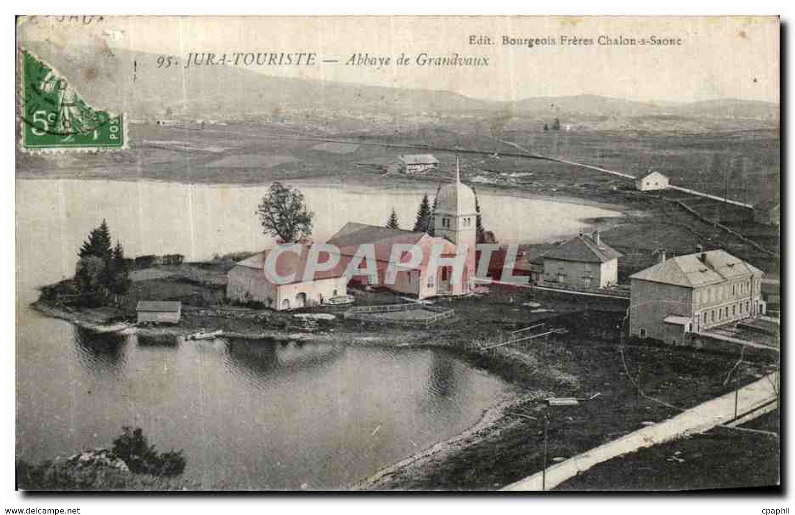 CPA Jura Touriste Abbaye de Grandvaux
