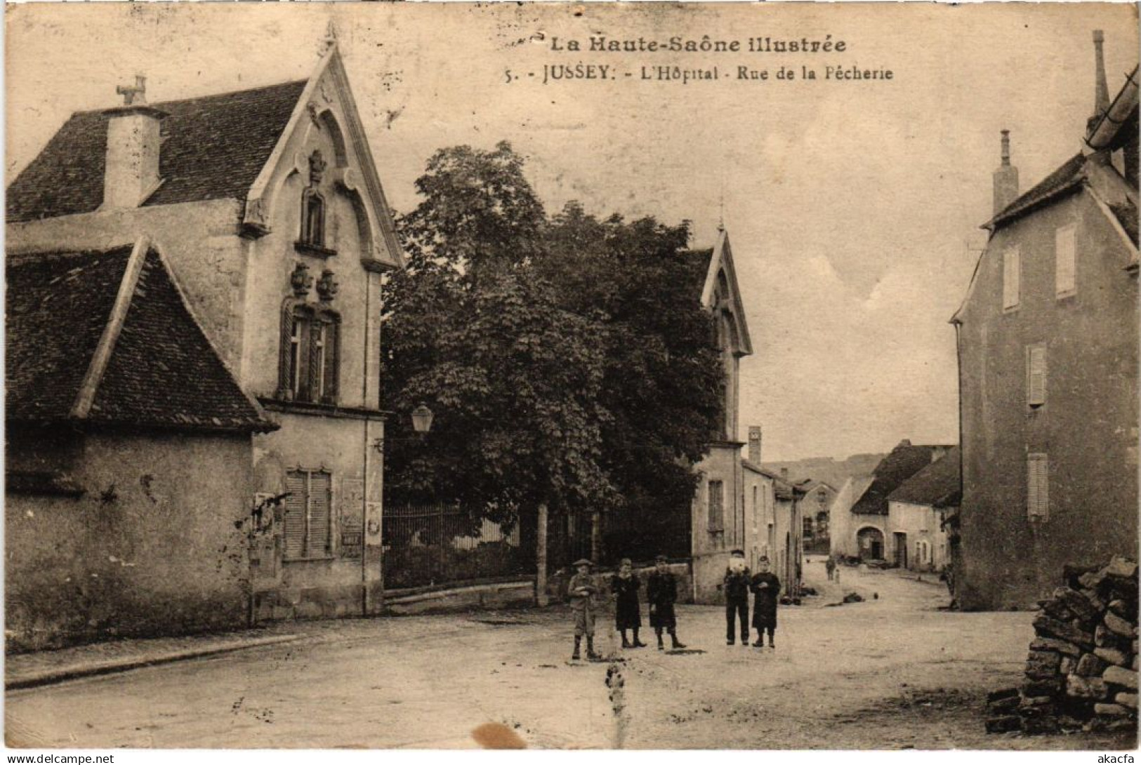 CPA Jussey Rue de la Pecherie (1273516)