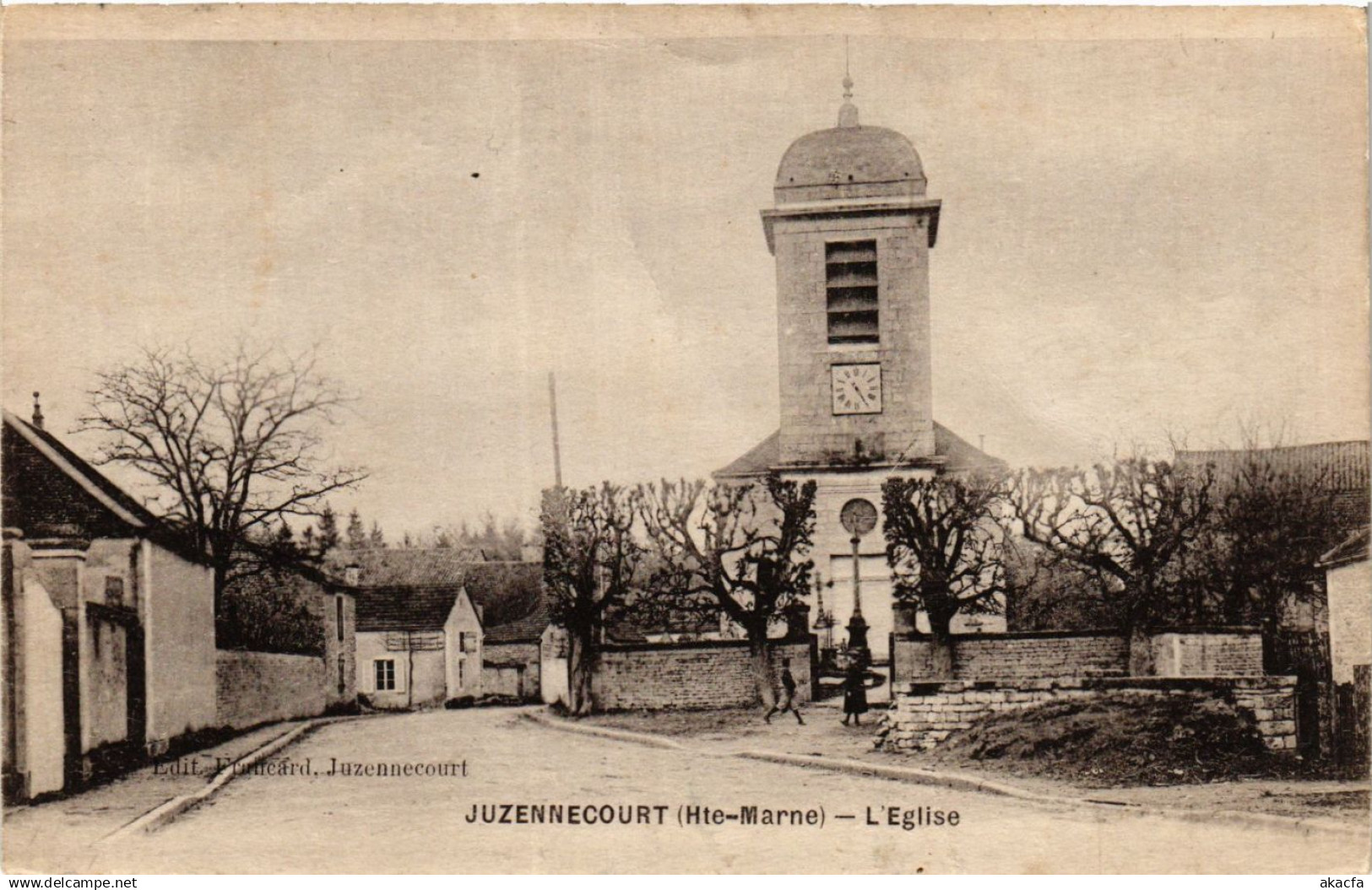 CPA JUZENNECOURT - L'Église (368545)