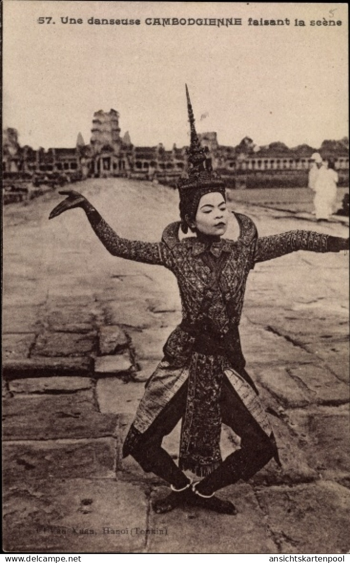 CPA Kambodscha, Tänzerin in Tracht