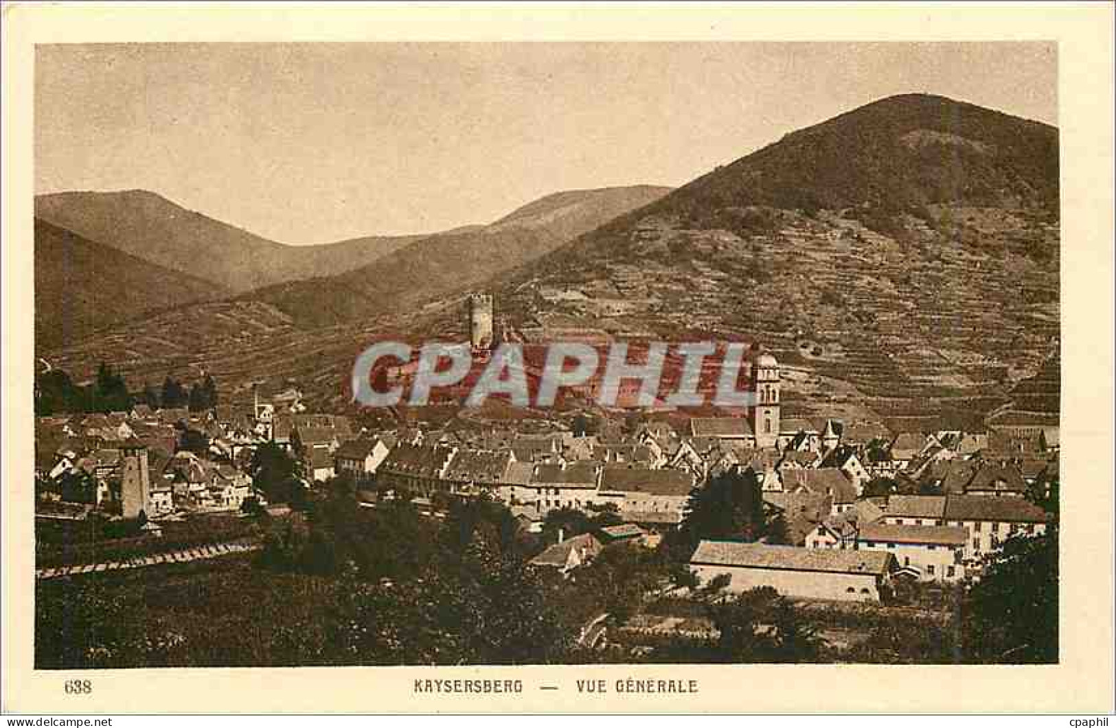CPA Kaysersberg Vue Generale
