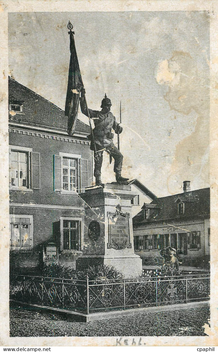 CPA Kehl a Rh Kriegerdenkmal