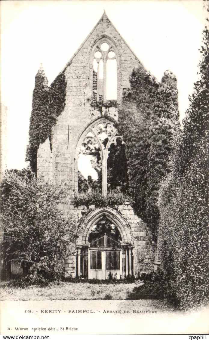 CPA Kerity Paimpol Abbaye de Beauport