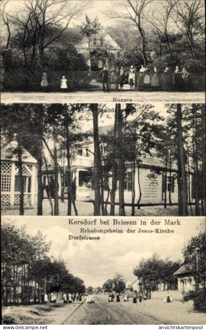 CPA Kersdorf Briesen in der Mark, Erholungsheim der Jesus-Kirche