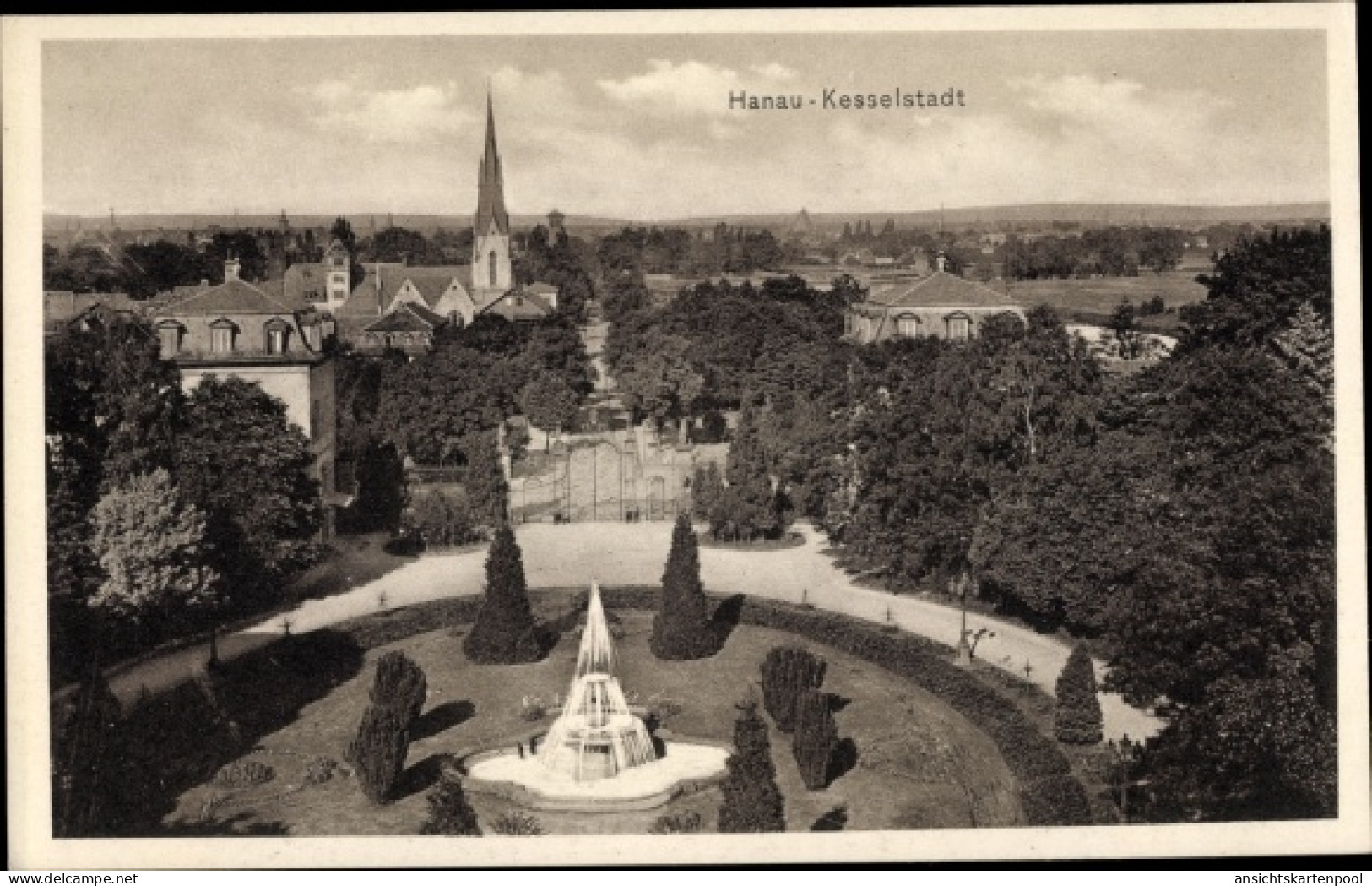 CPA Kesselstadt Hanau im Main Kinzig Kreis Hessen, Panorama