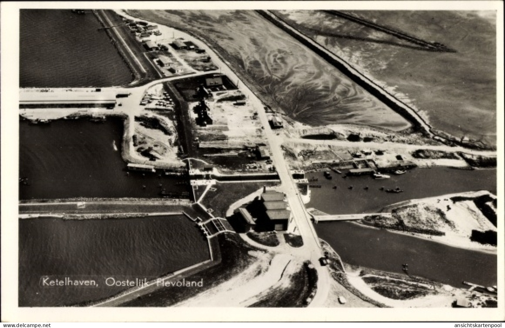 CPA Ketelhaven Flevoland, Oostelijk Flevoland, Luftaufnahme