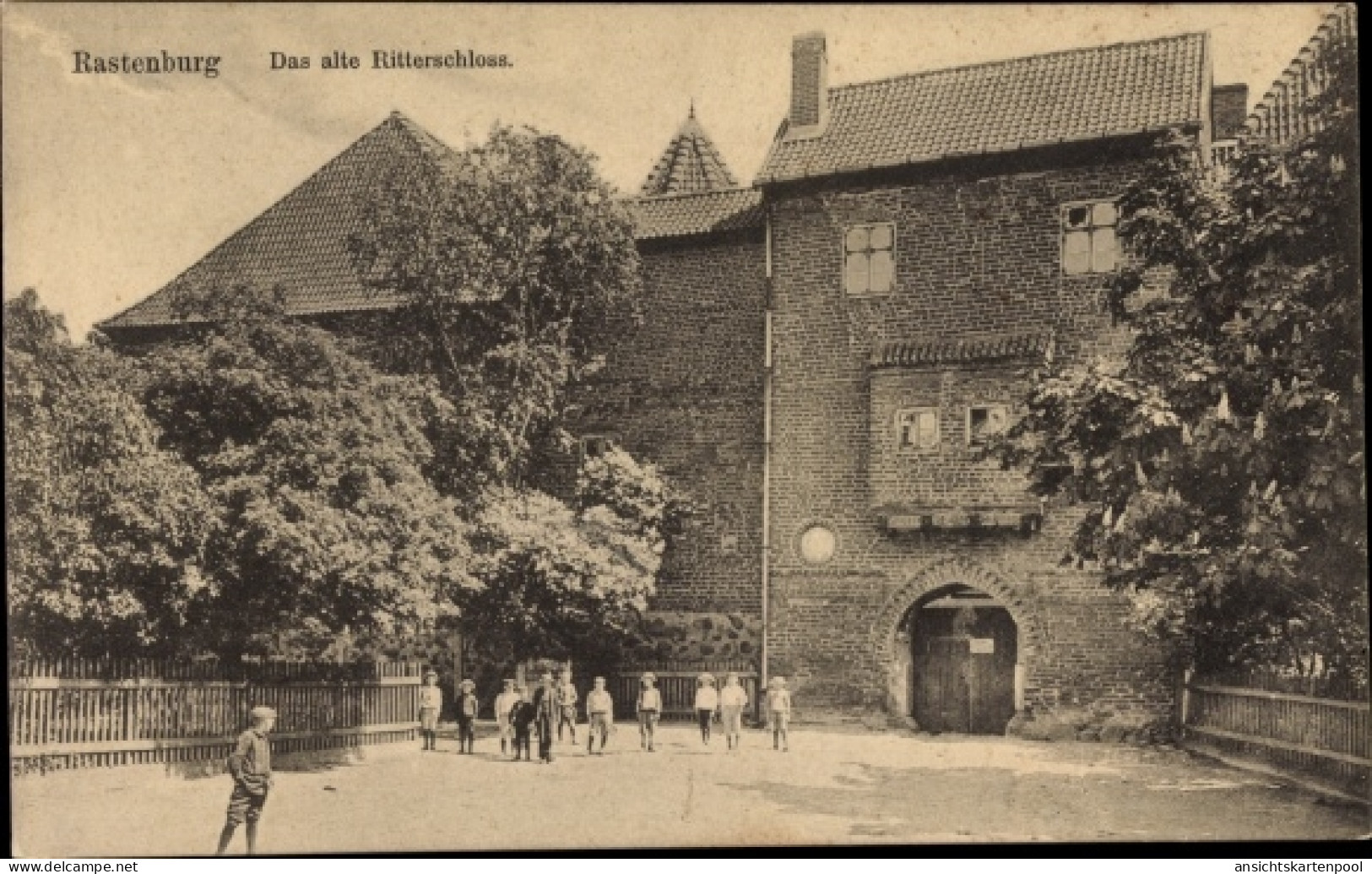 CPA Kętrzyn Rastenburg Ostpreußen, Altes Ritterschloss