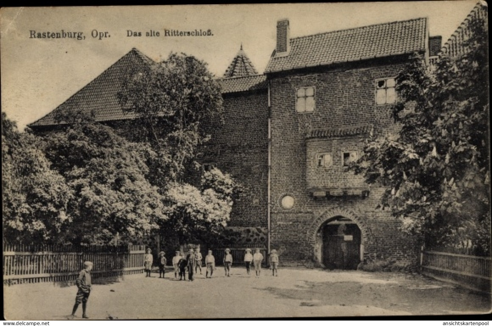 CPA Kętrzyn Rastenburg Ostpreußen, Das alte Ritterschloss