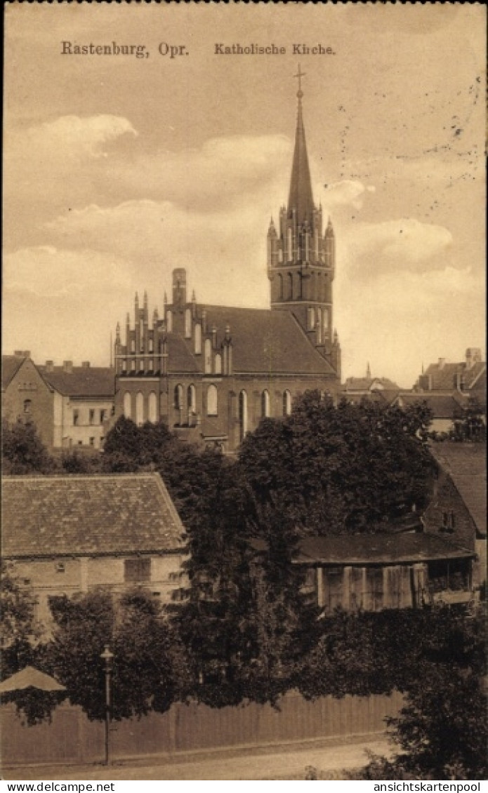 CPA Kętrzyn Rastenburg Ostpreußen, Katholische Kirche