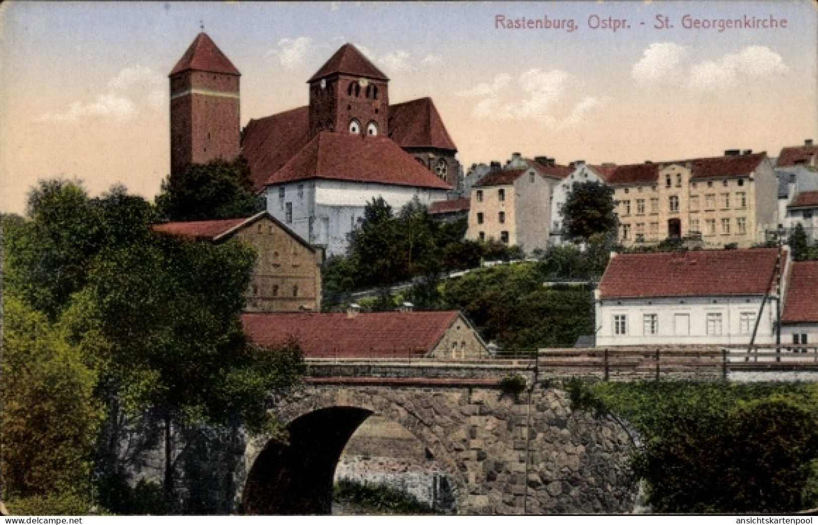 CPA Kętrzyn Rastenburg Ostpreußen, St. Georgenkirche
