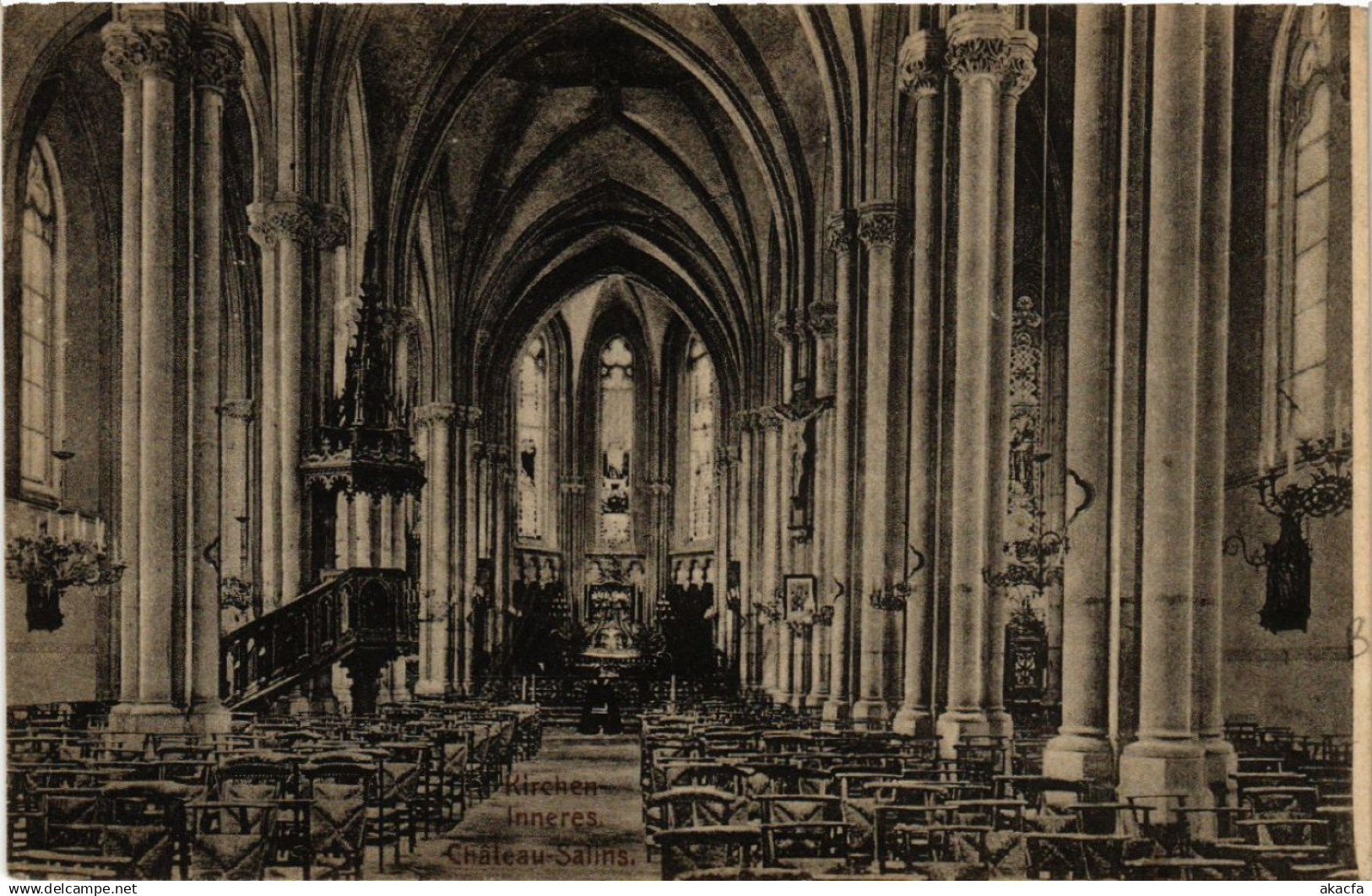 CPA Kirchen Inneres - CHATEAU-SALINS (650851)