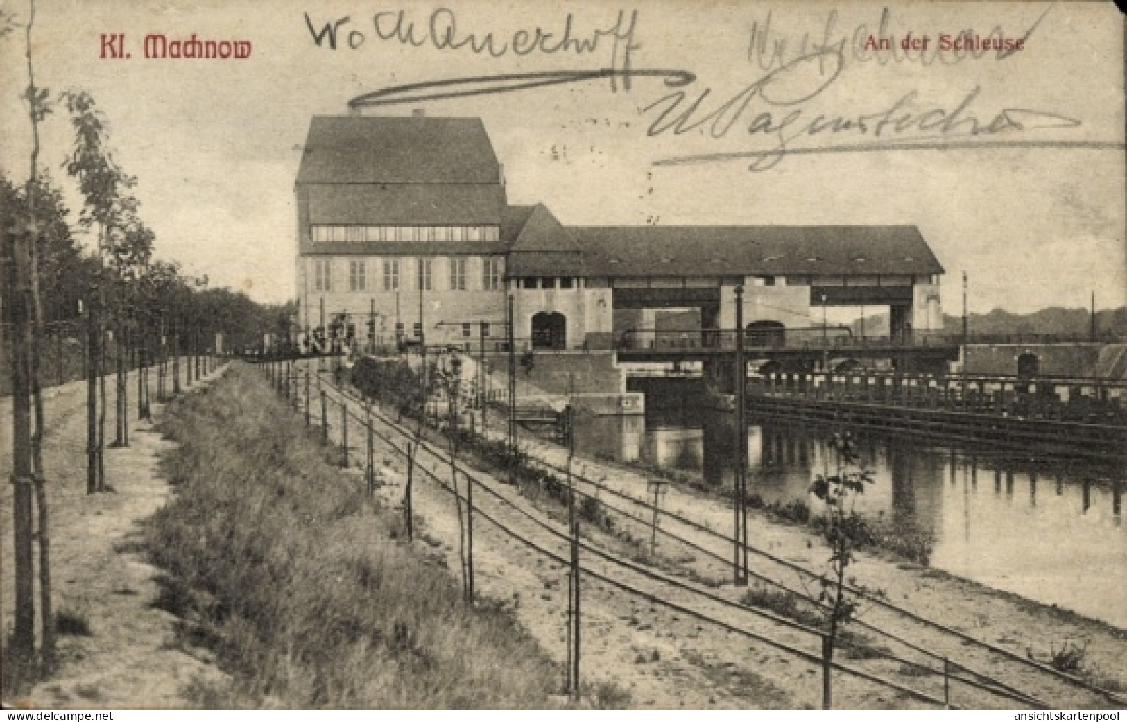 CPA Kleinmachnow in Brandenburg, Schleuse