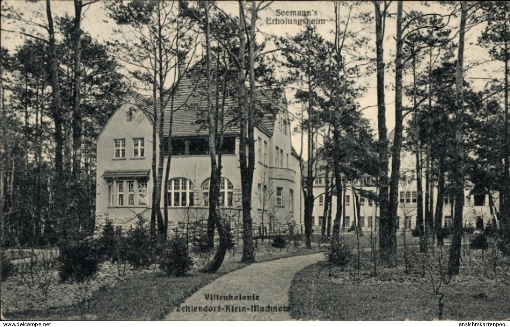 CPA Kleinmachnow in Brandenburg, Seemannserholungsheim, Villenkolonie bei Berlin Zehlendorf