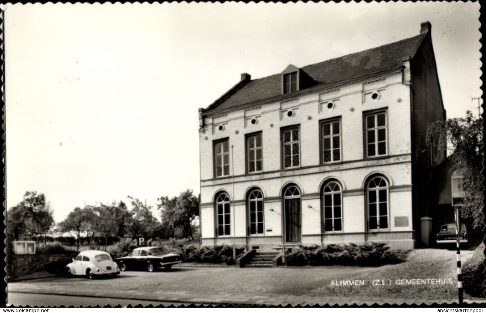 CPA Klimmen Limburgs Niederlande, Rathaus