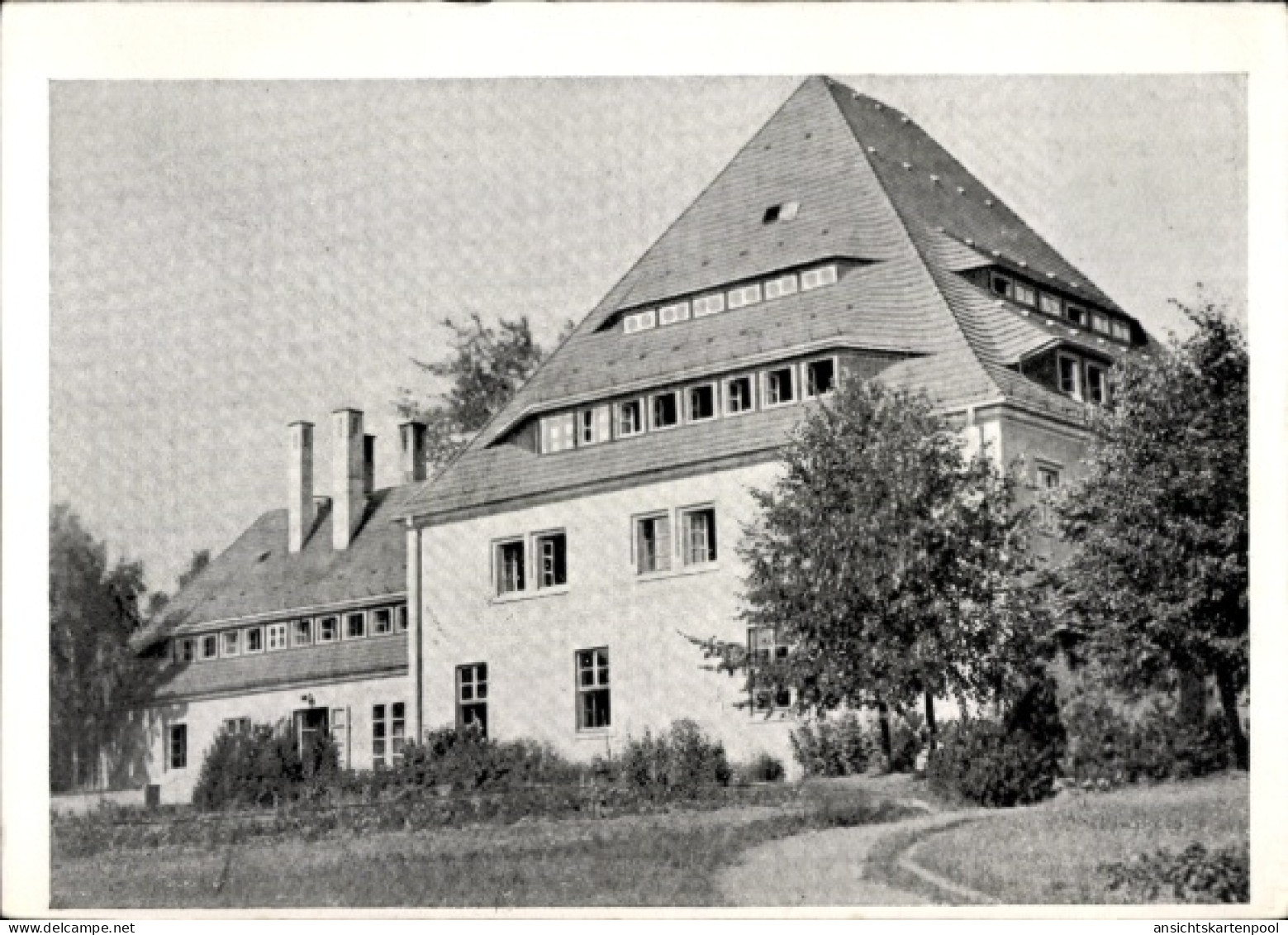 CPA Klingenberg im Erzgebirge Sachsen, Elsa Fenske Heim, Gesamtansicht, Klingenberg, Kreis Dresden