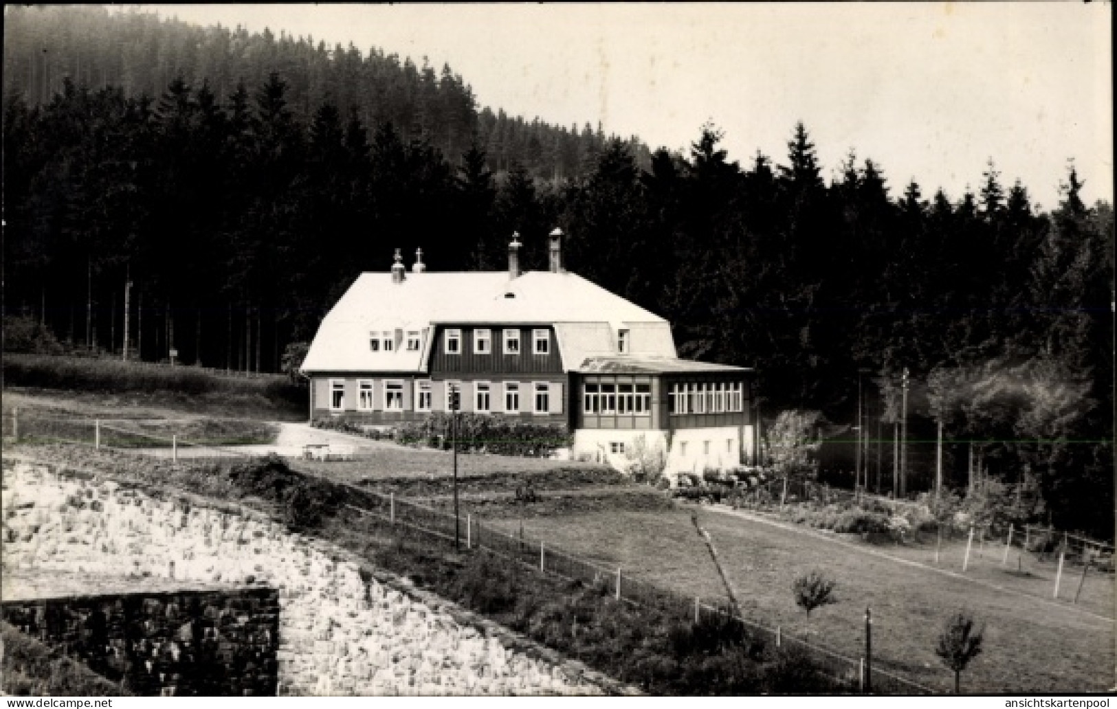 CPA Klingenberg in Sachsen, Jugendherberge, Wald